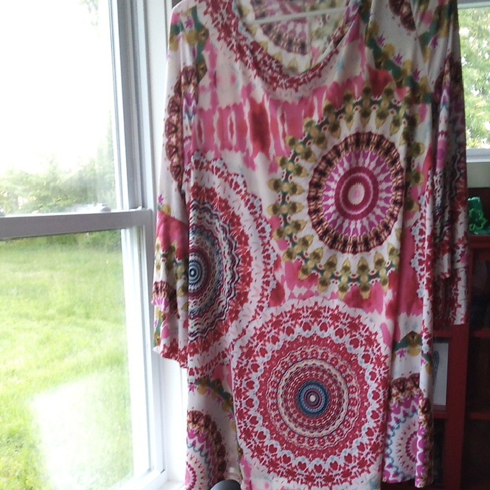 Colorful Mandala Patterned Dress/Tunic